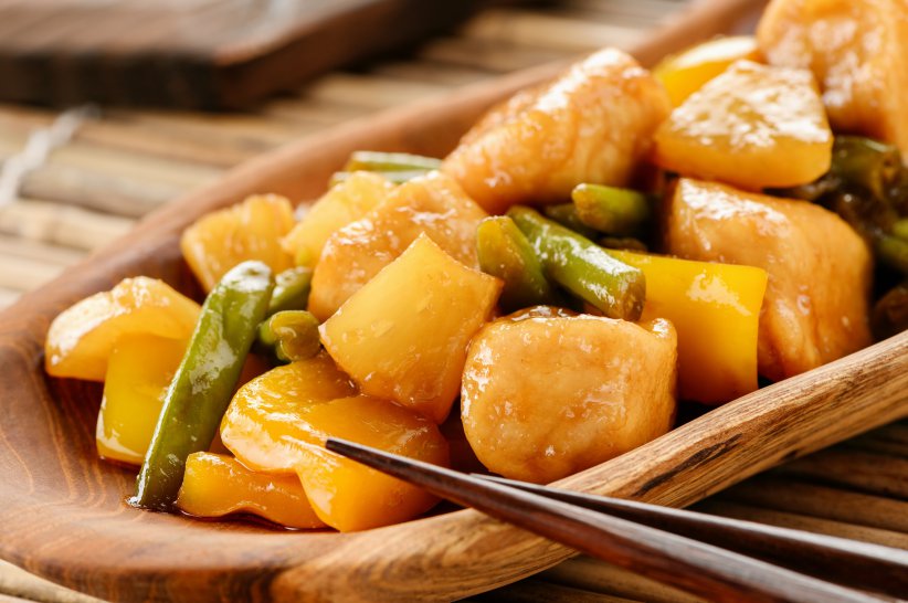 Курица в кисло-сладком соусе