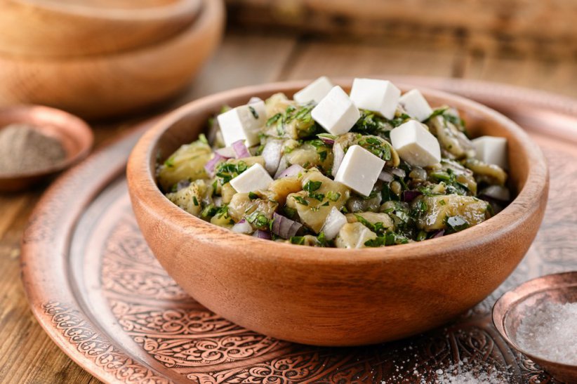 Салат из баклажанов