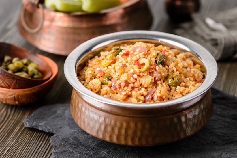 Булгур с овощами