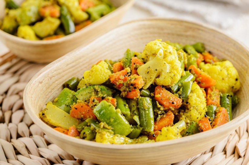 Гхи с овощами