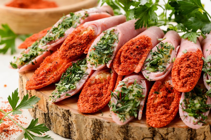 Ветчинные рулетики по-чешски